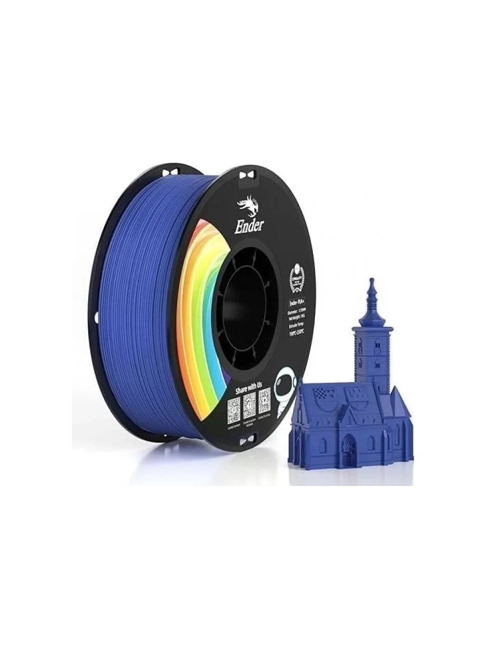 Creality Ender PLA+ Exact Blue Filament 1.75mm 1kg