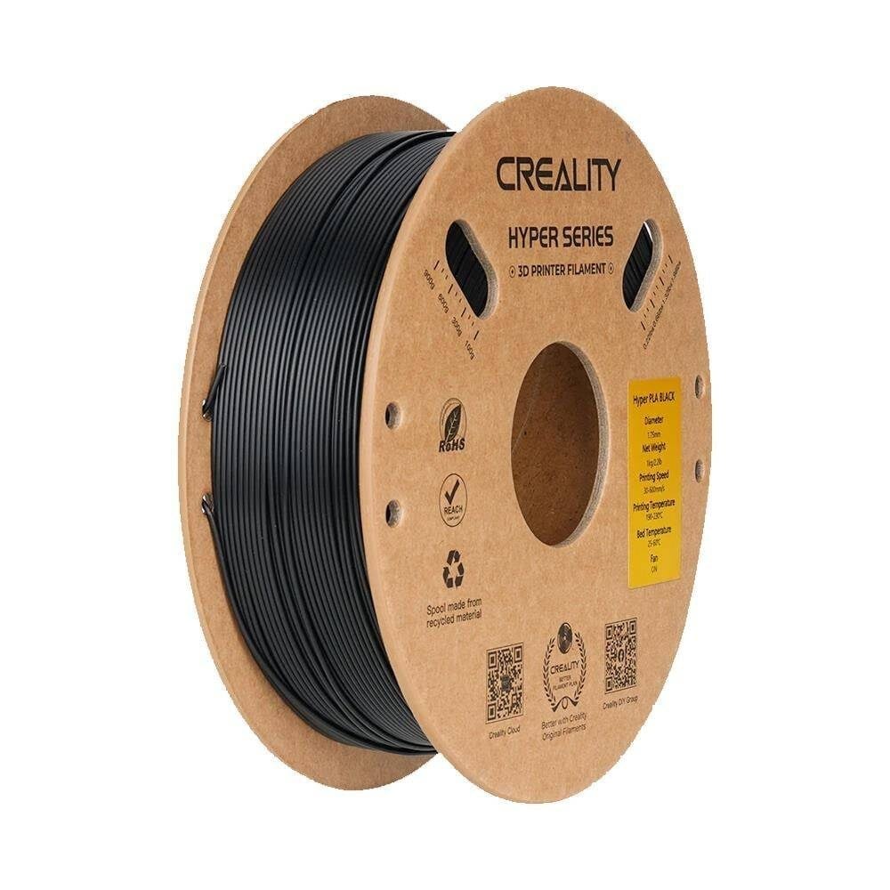 Creality Hyper PLA Siyah Filament 1.75mm 1kg