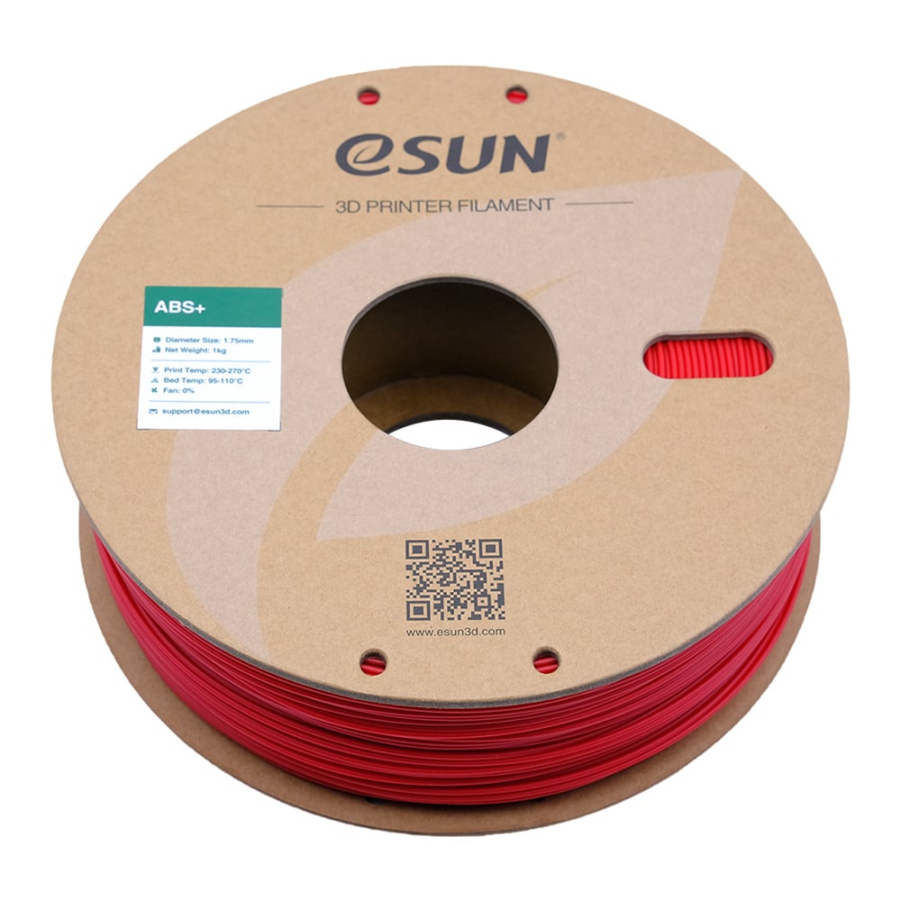 eSUN ABS+ Kırmızı Filament 1.75mm 1kg