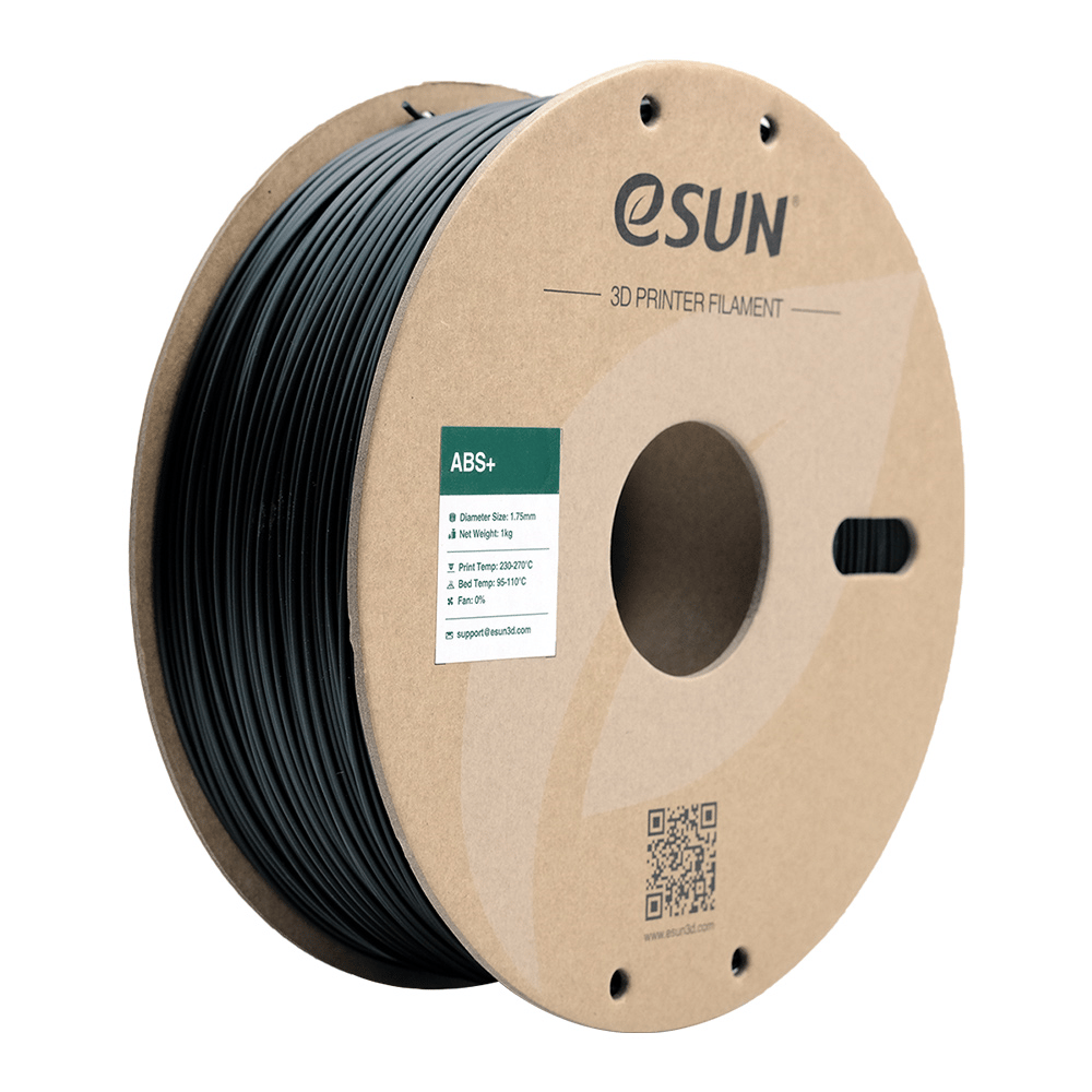 eSUN ABS+ Siyah Filament 1.75mm 1kg