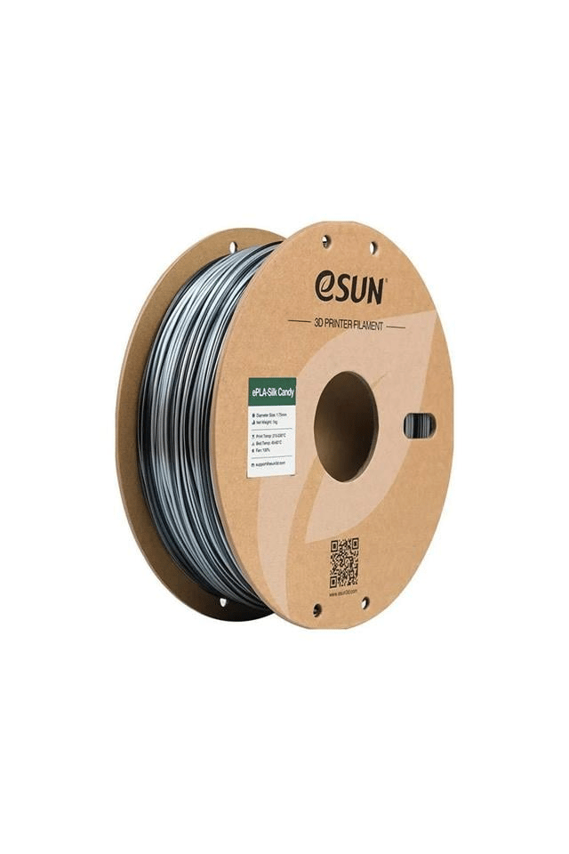 eSUN ePLA-Silk Candy Gümüş-Siyah Filament 1.75mm 1kg