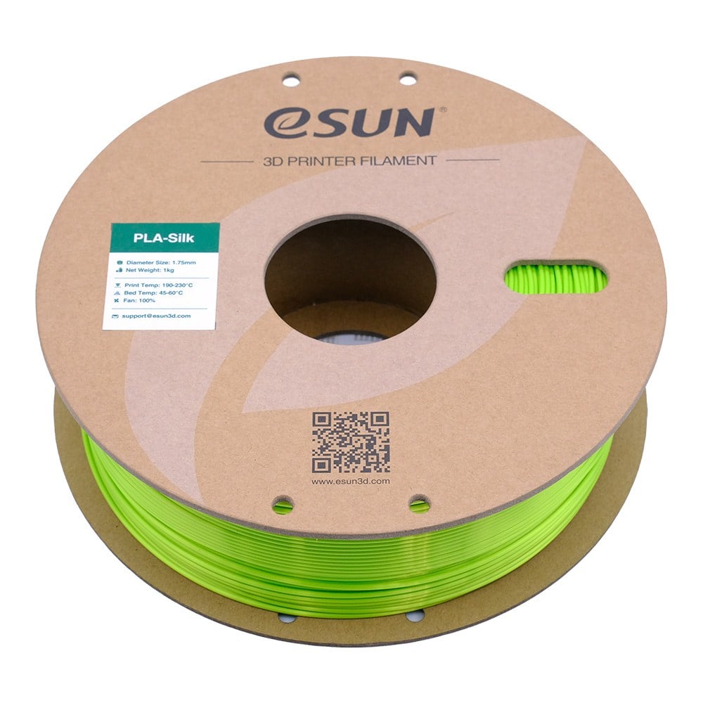 eSun eSilk-PLA Lime Filament 1.75mm 1 Kg