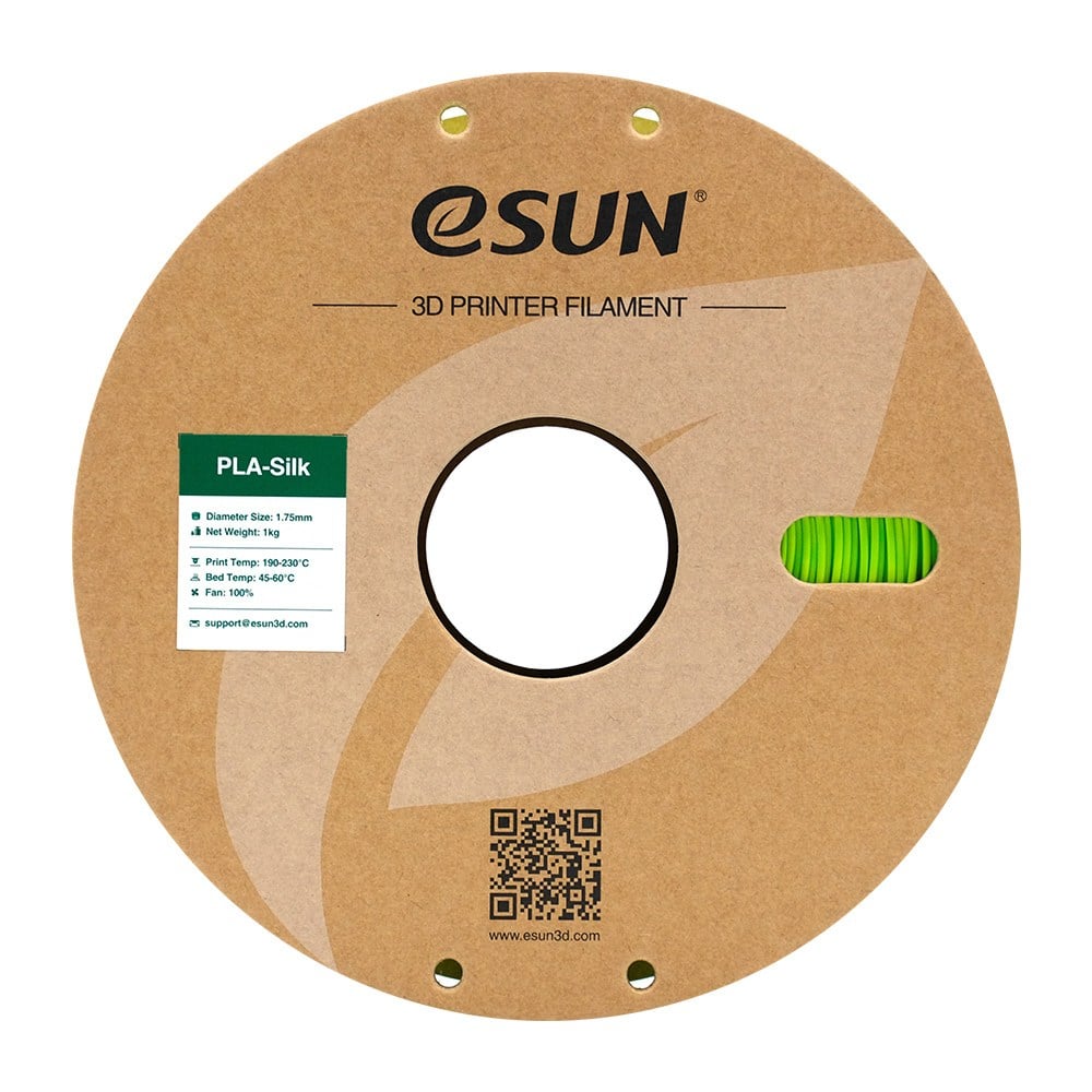 eSun eSilk-PLA Lime Filament 1.75mm 1 Kg