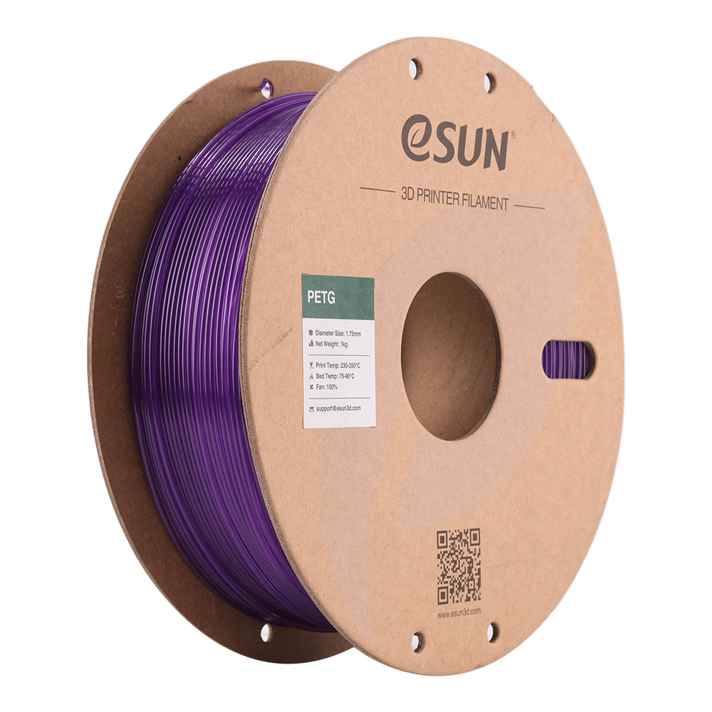Esun PETG Translucent Mor Filament 1.75mm 1kg