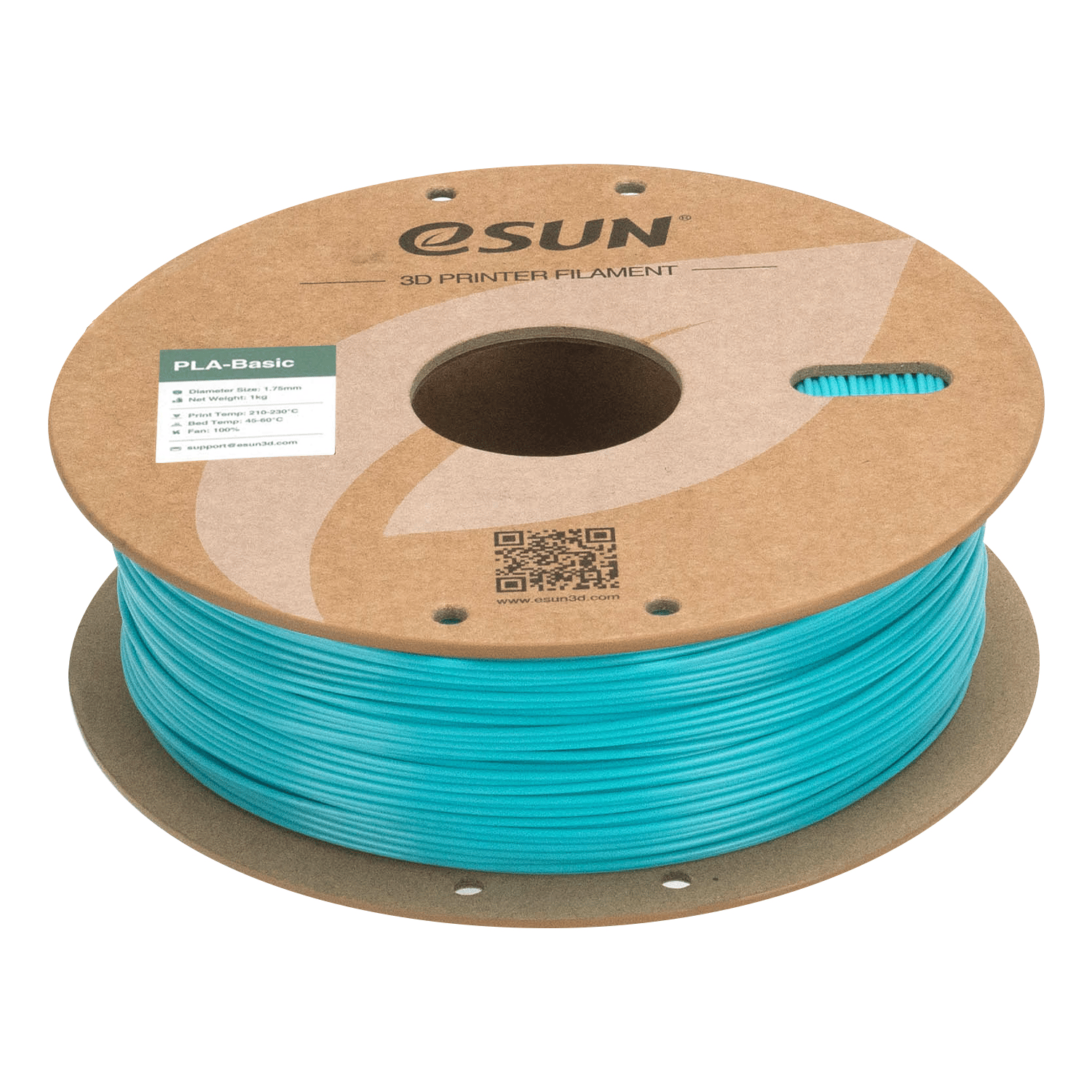eSun PLA Basic Aqua Filament 1.75mm 1 Kg