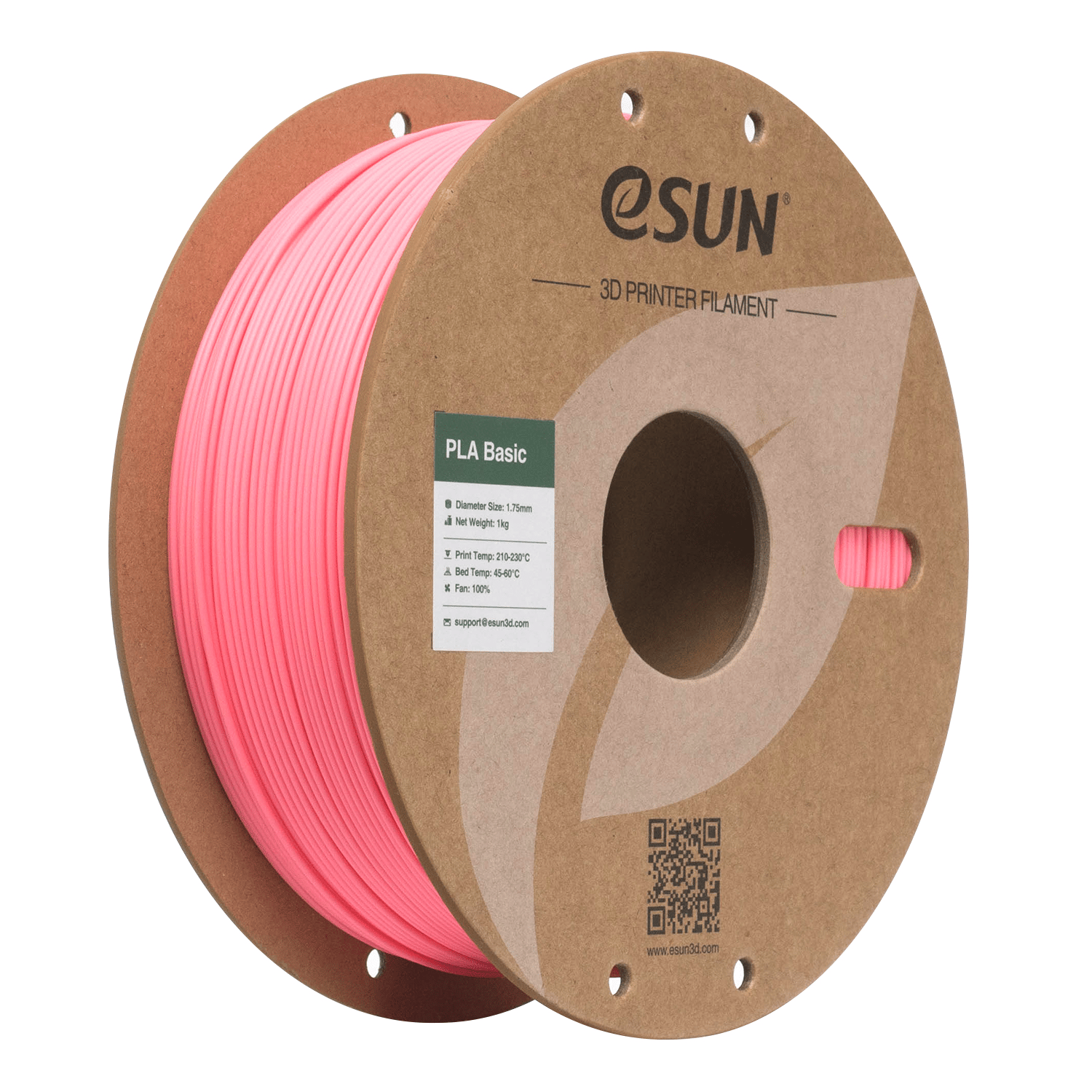eSun PLA Basic Barbie Pembe Filament 1.75mm 1 Kg