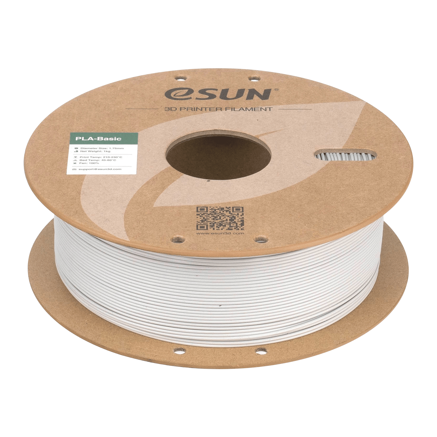 eSun PLA Basic Beton Gri Filament 1.75mm 1 Kg