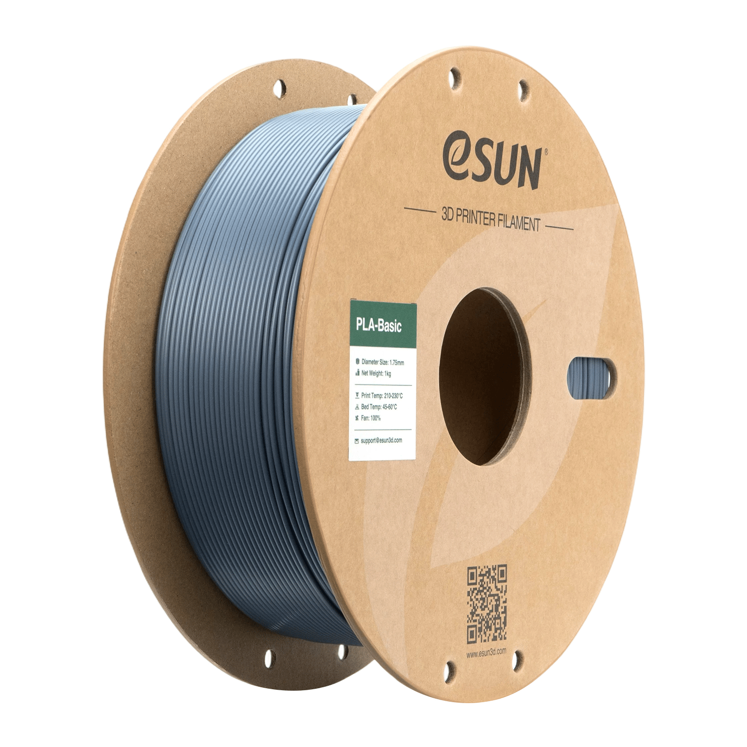 eSun PLA Basic Gri Filament 1.75mm 1 Kg