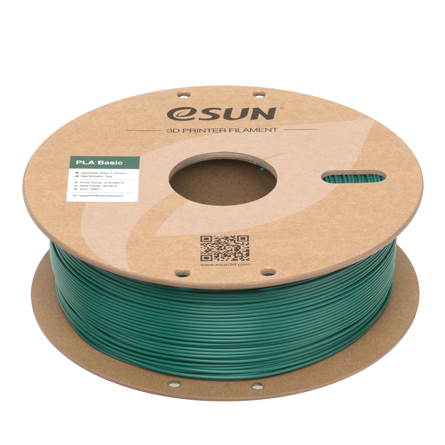 eSun PLA Basic Holly Yeşil Filament 1.75mm 1 Kg