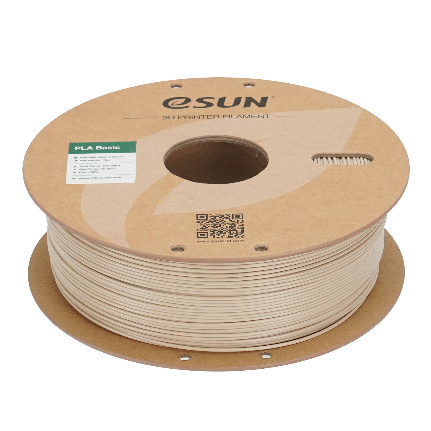 eSun PLA Basic Kemik Beyaz Filament 1.75mm 1 Kg
