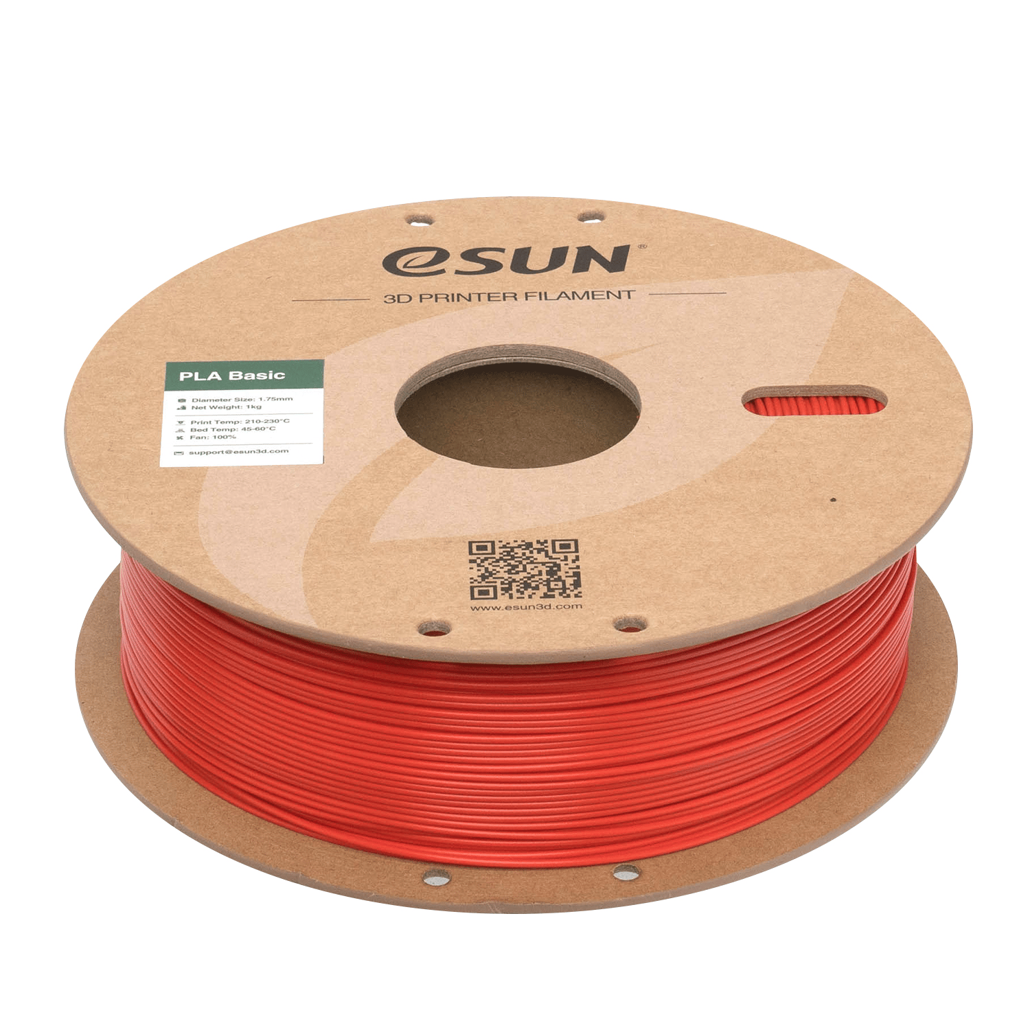 eSun PLA Basic Kırmızı Filament 1.75mm 1 Kg