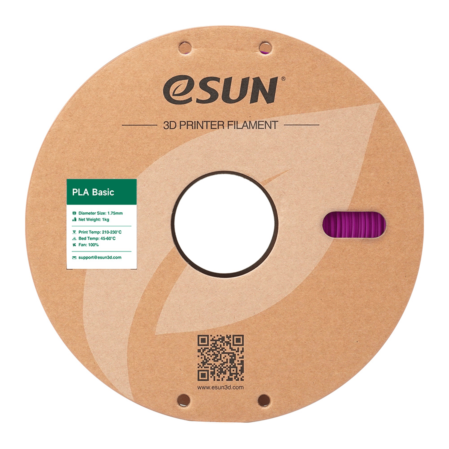 eSUN PLA Basic Mor Filament 1.75mm 1kg