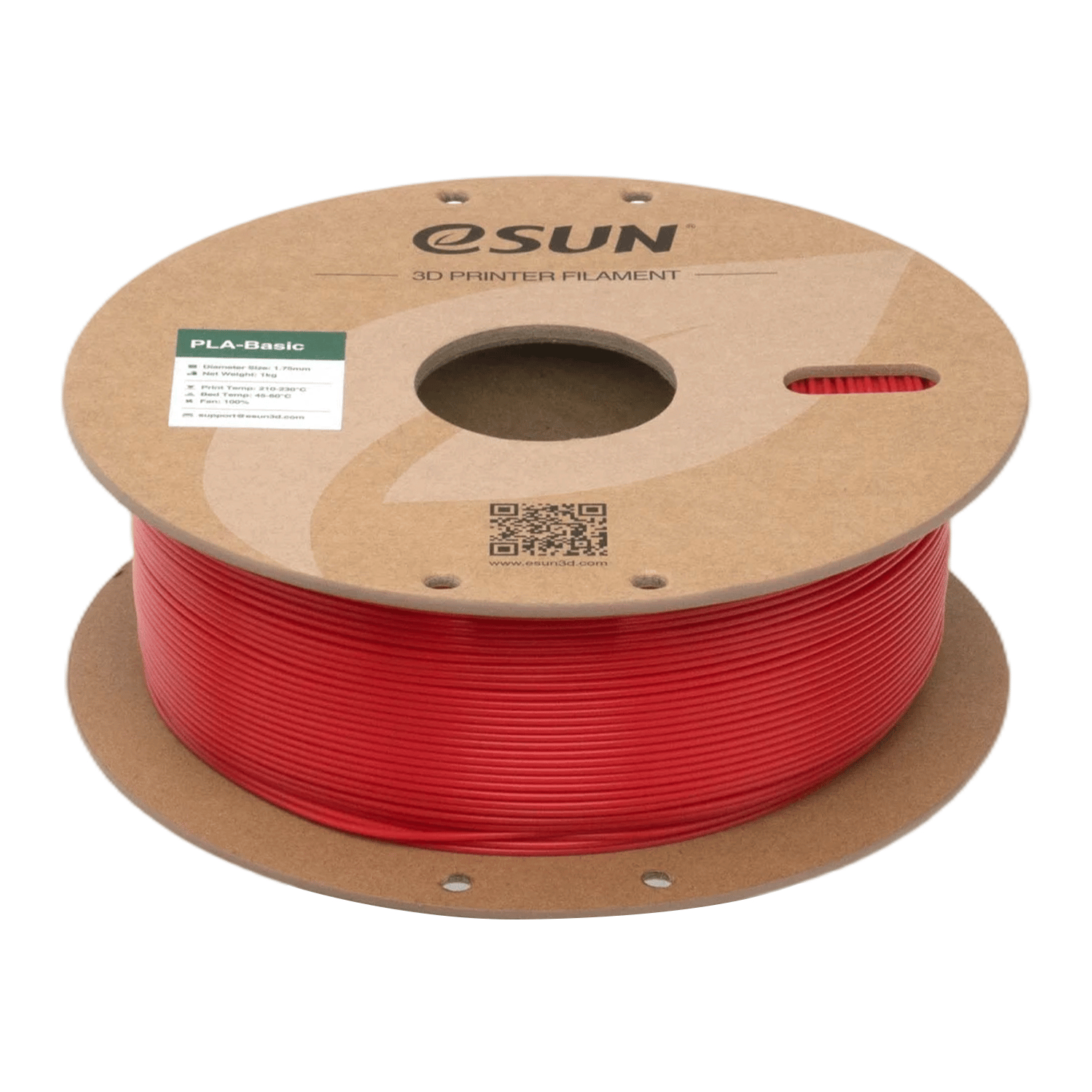 eSun PLA Basic RGB Kırmızı Filament 1.75mm 1 Kg