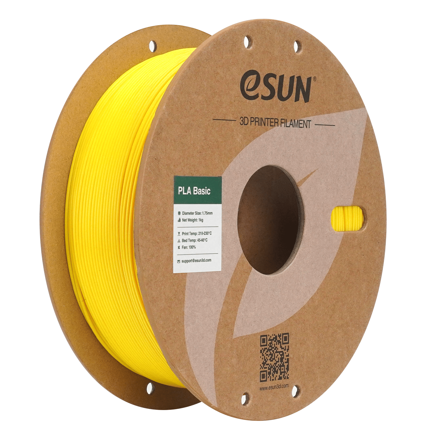 eSun PLA Basic Sarı Filament 1.75mm 1 Kg