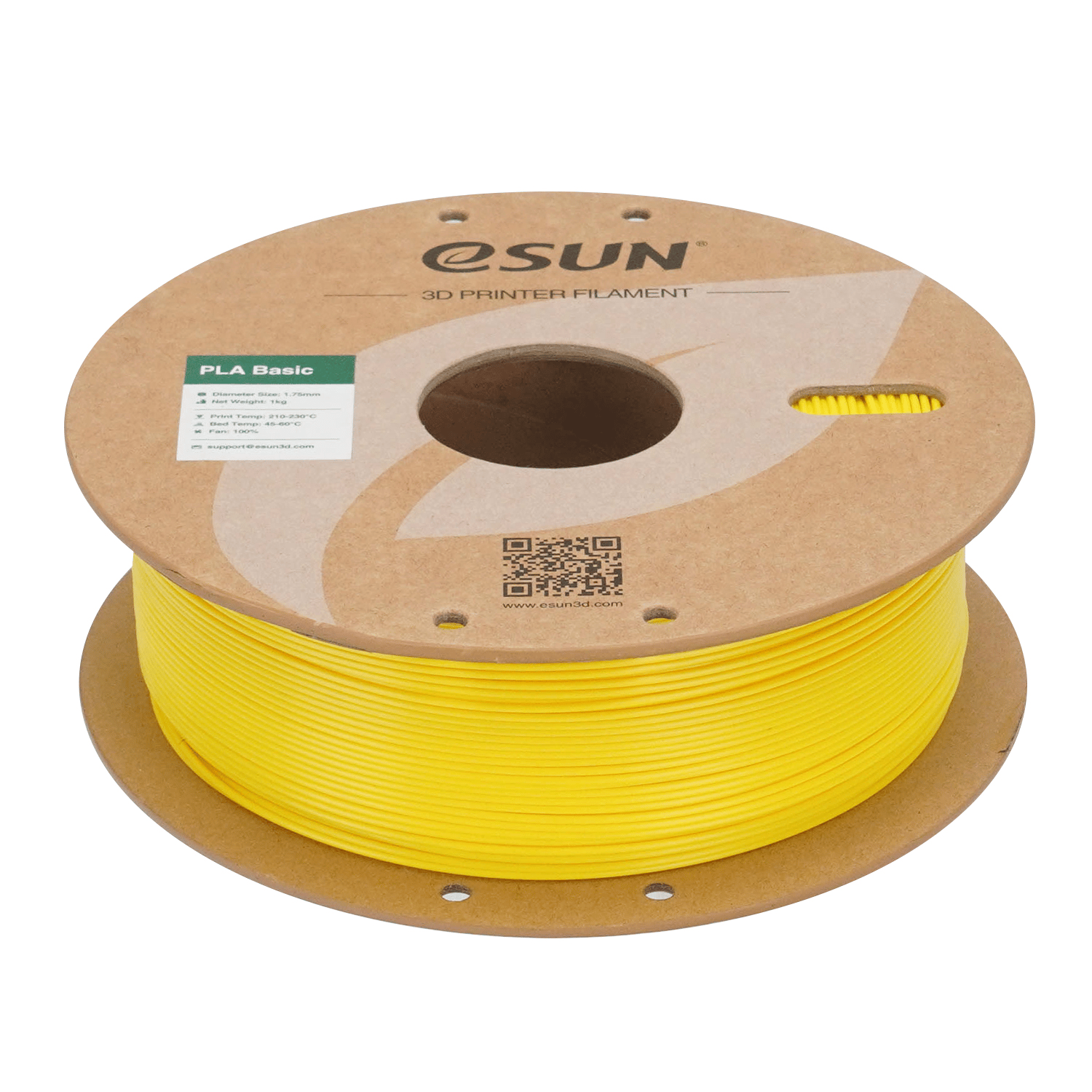 eSun PLA Basic Sarı Filament 1.75mm 1 Kg