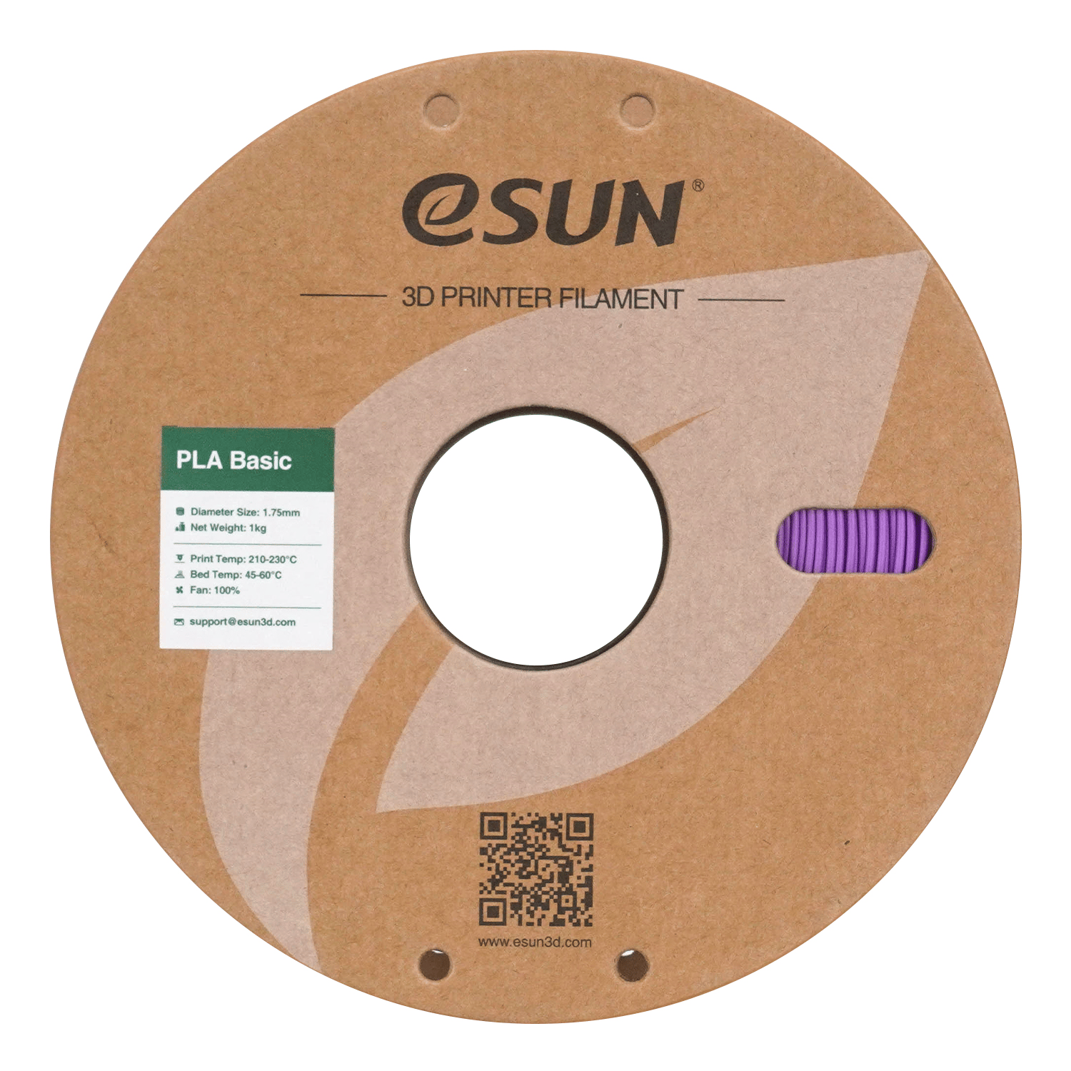 eSun PLA Basic Üzüm Moru Filament 1.75mm 1 Kg