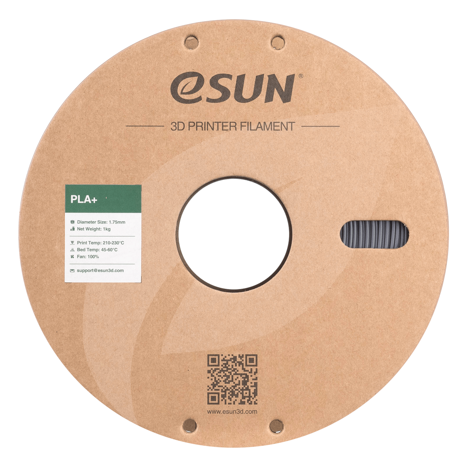 eSUN PLA+ Gri Filament 1.75mm 1kg