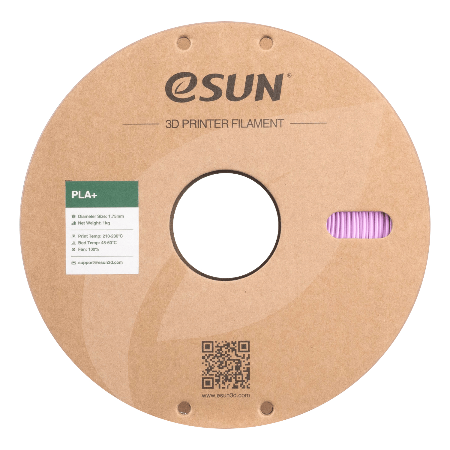 eSUN PLA+ Lilac Filament 1.75mm 1kg