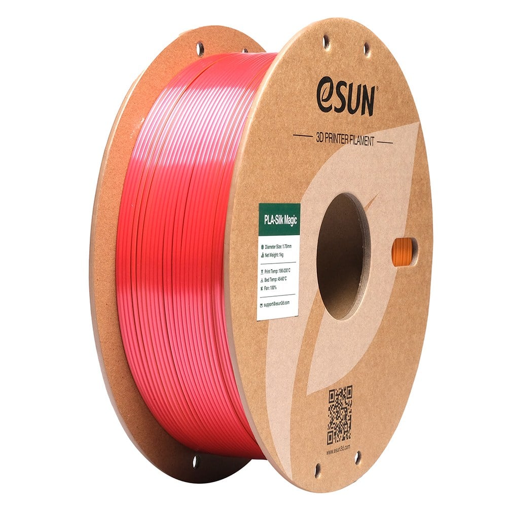 Esun PLA-Silk Magic Filament Red-Gold 1.75mm 1kg