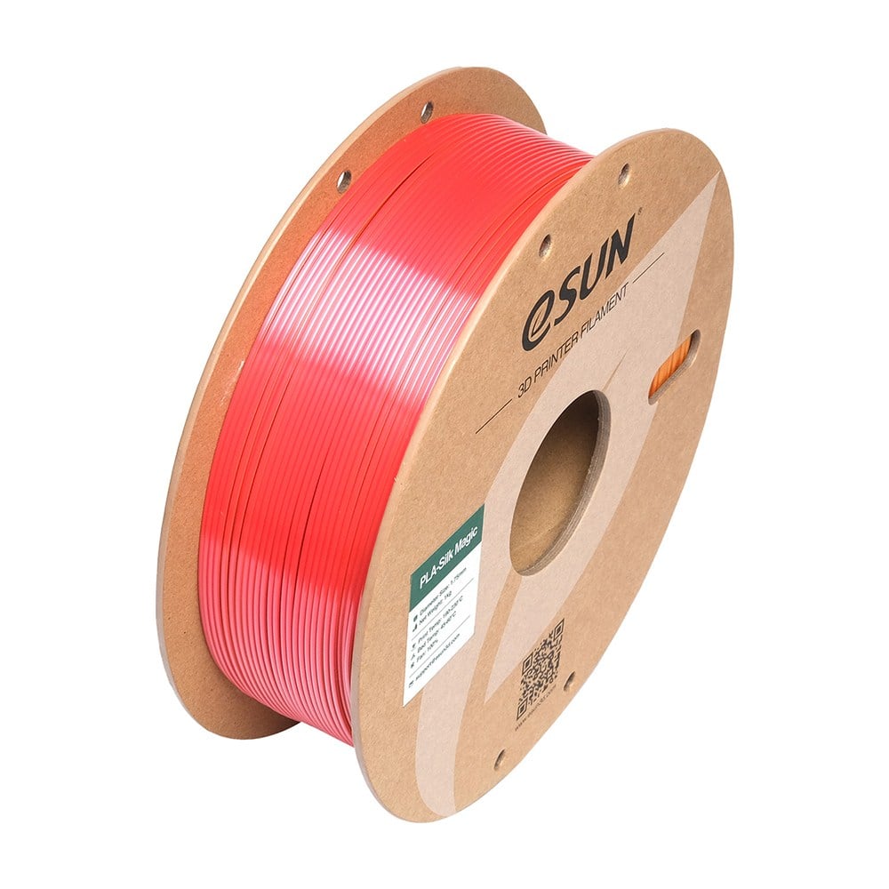 Esun PLA-Silk Magic Filament Red-Gold 1.75mm 1kg