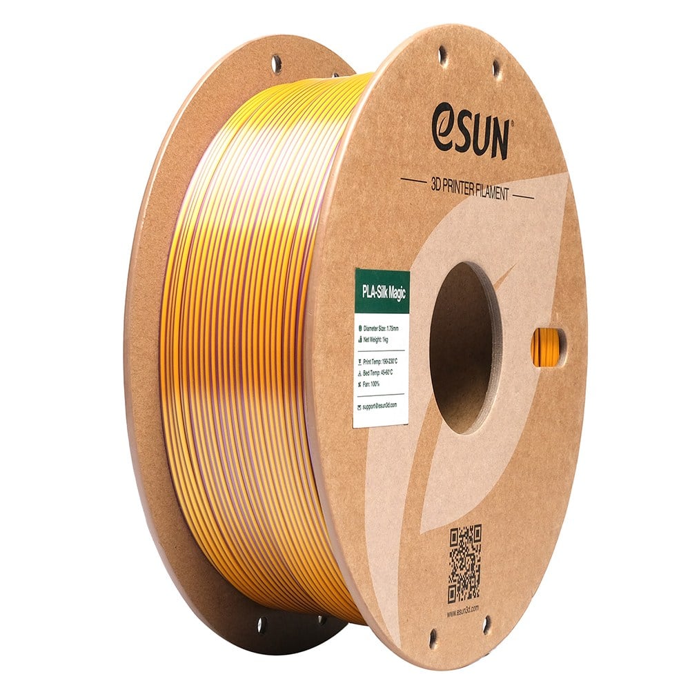 eSun PLA-Silk Magic Mor Altın Filament 1.75mm 1 Kg