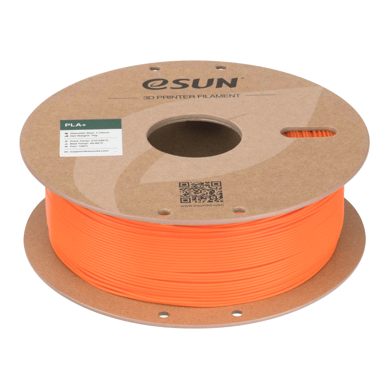 eSUN PLA+ Turuncu Filament 1.75mm 1kg