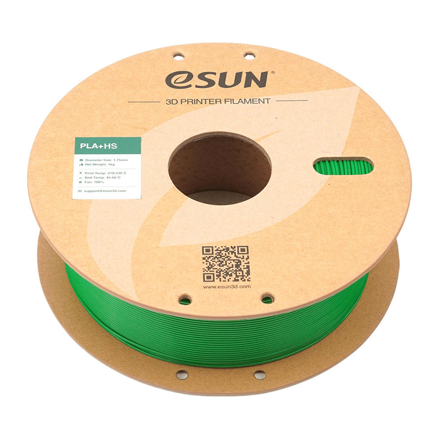 eSUN PLA+HS Çim Yeşili Filament 1.75mm 1kg