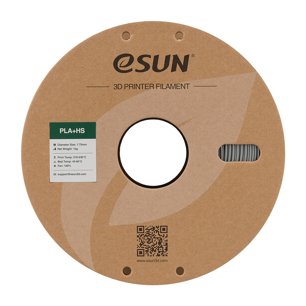 eSUN PLA+HS Gümüş Filament 1.75mm 1kg