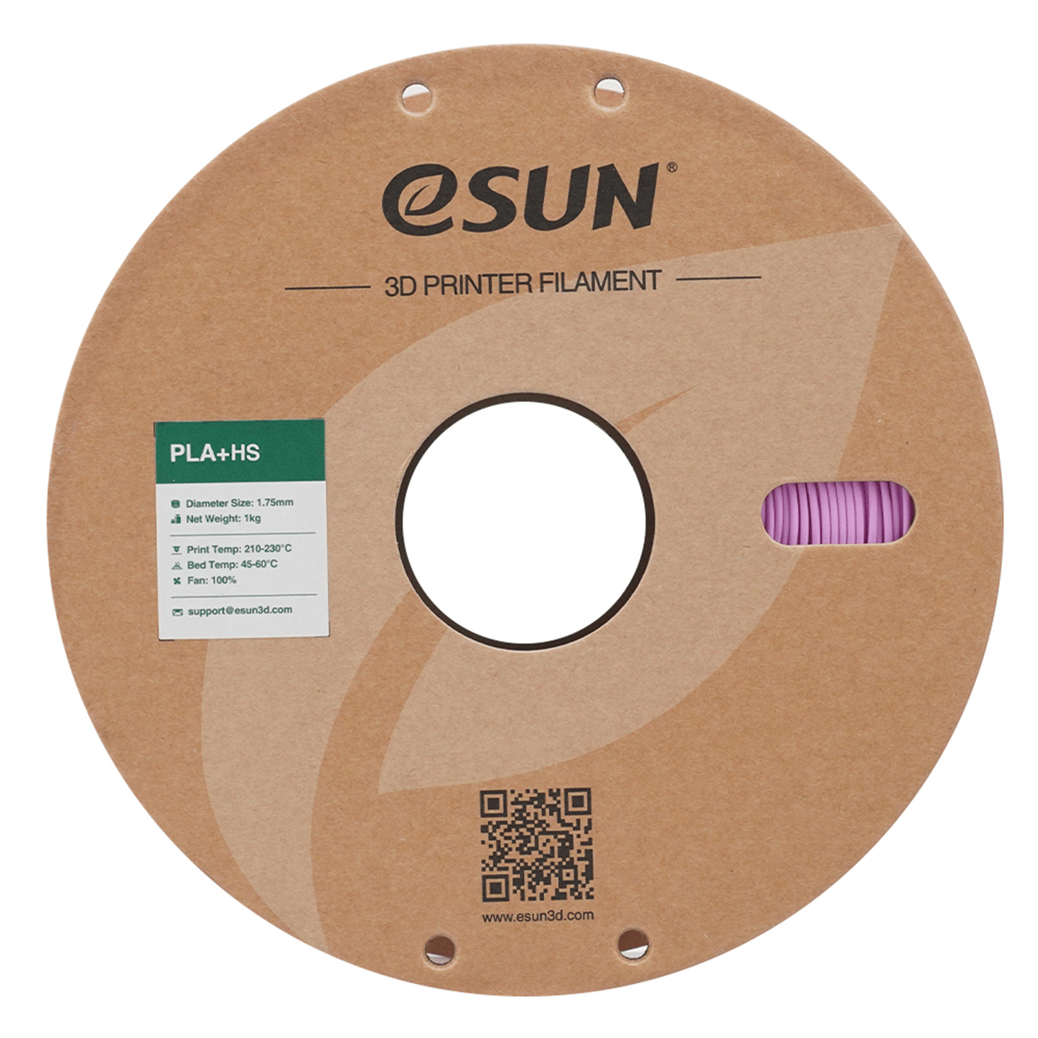 eSUN PLA+HS Lila Filament 1.75mm 1kg