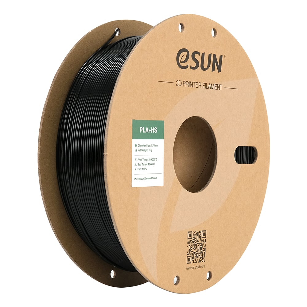 eSUN PLA+HS Siyah Filament 1.75mm 10 Kg