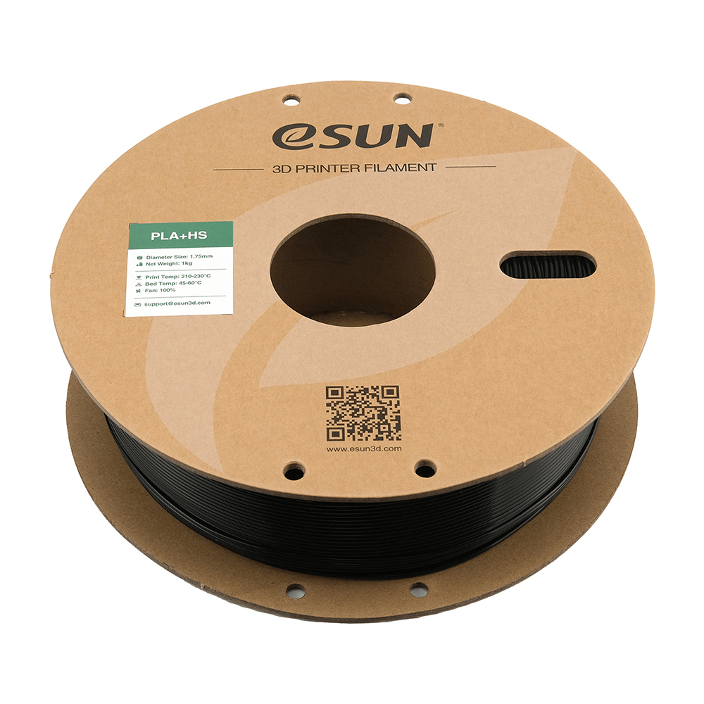 eSUN PLA+HS Siyah Filament 1.75mm 10 Kg