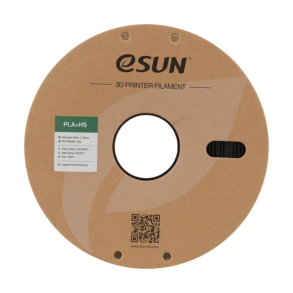 eSUN PLA+HS Siyah Filament 1.75mm 10 Kg