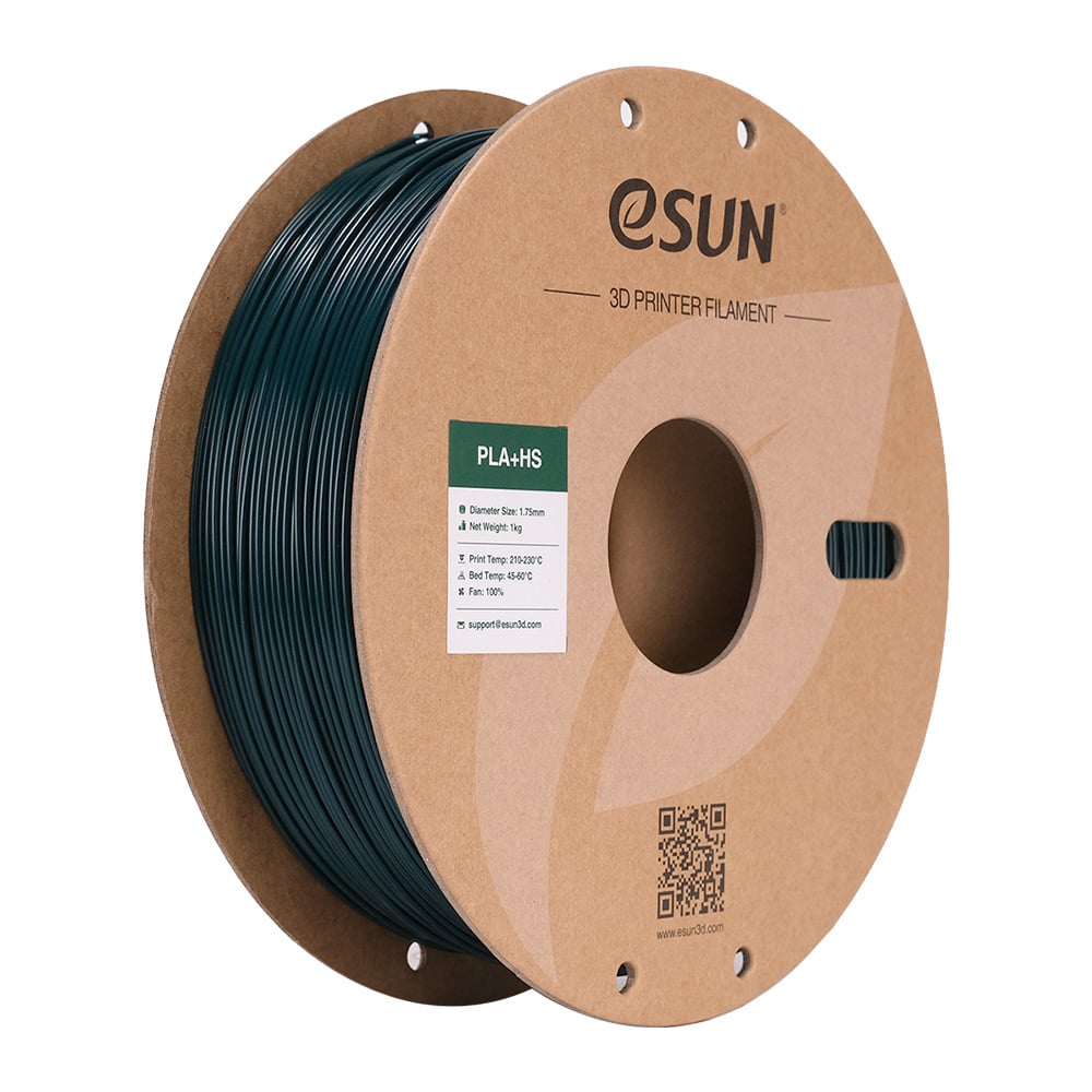 eSUN PLA+HS Yeşil Filament 1.75mm 1kg