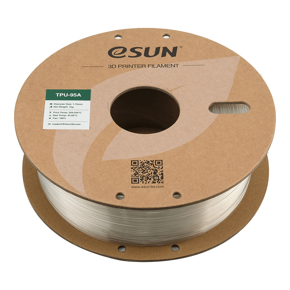 Esun TPU-95A Clear Filament 1.75mm 1 Kg