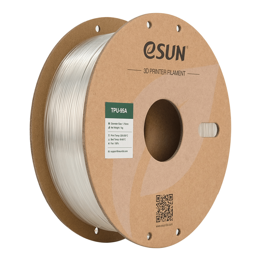 Esun TPU-95A Clear Filament 1.75mm 1 Kg
