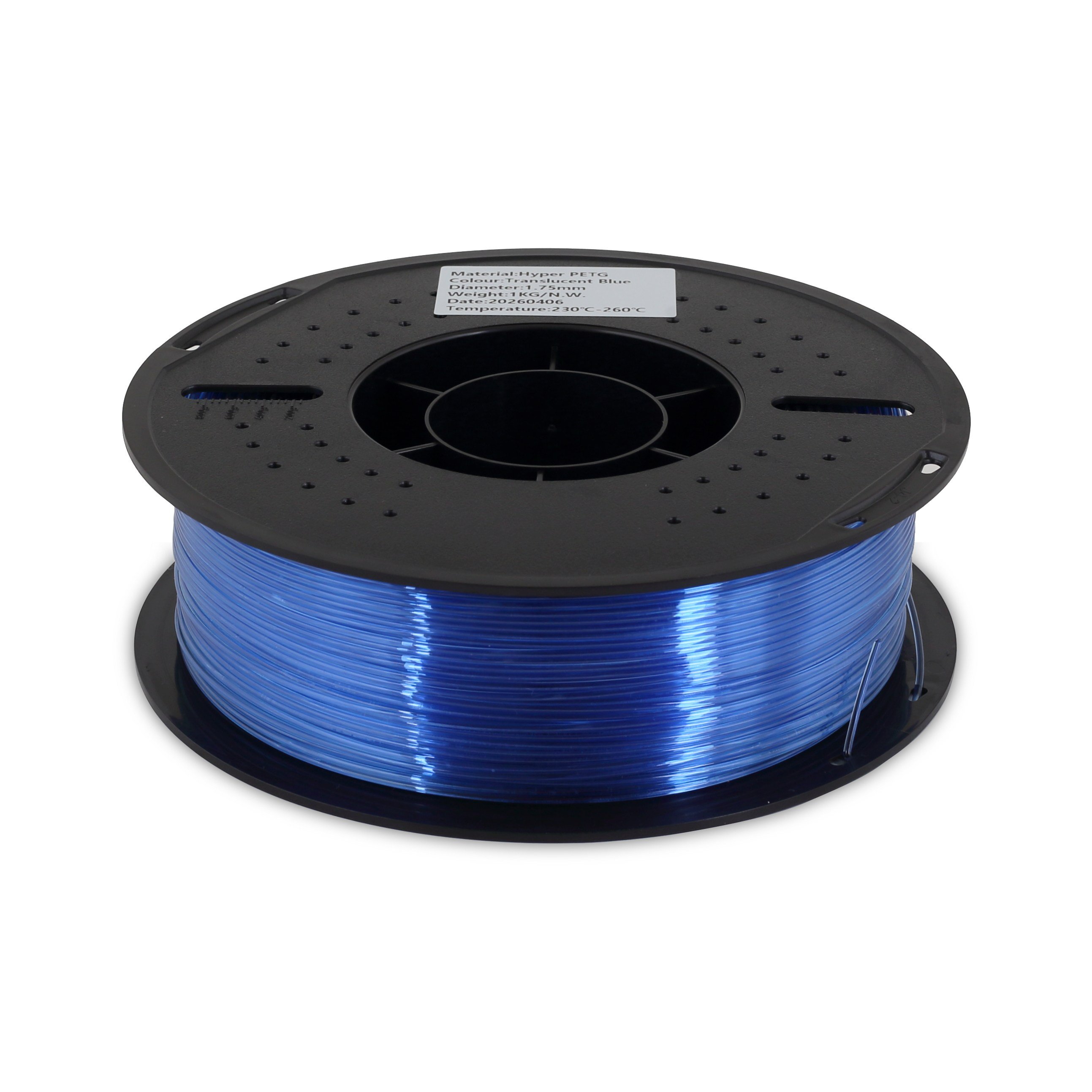 Filamix Hyper PETG Tanslucent Blue Filament 1.75mm 1 Kg