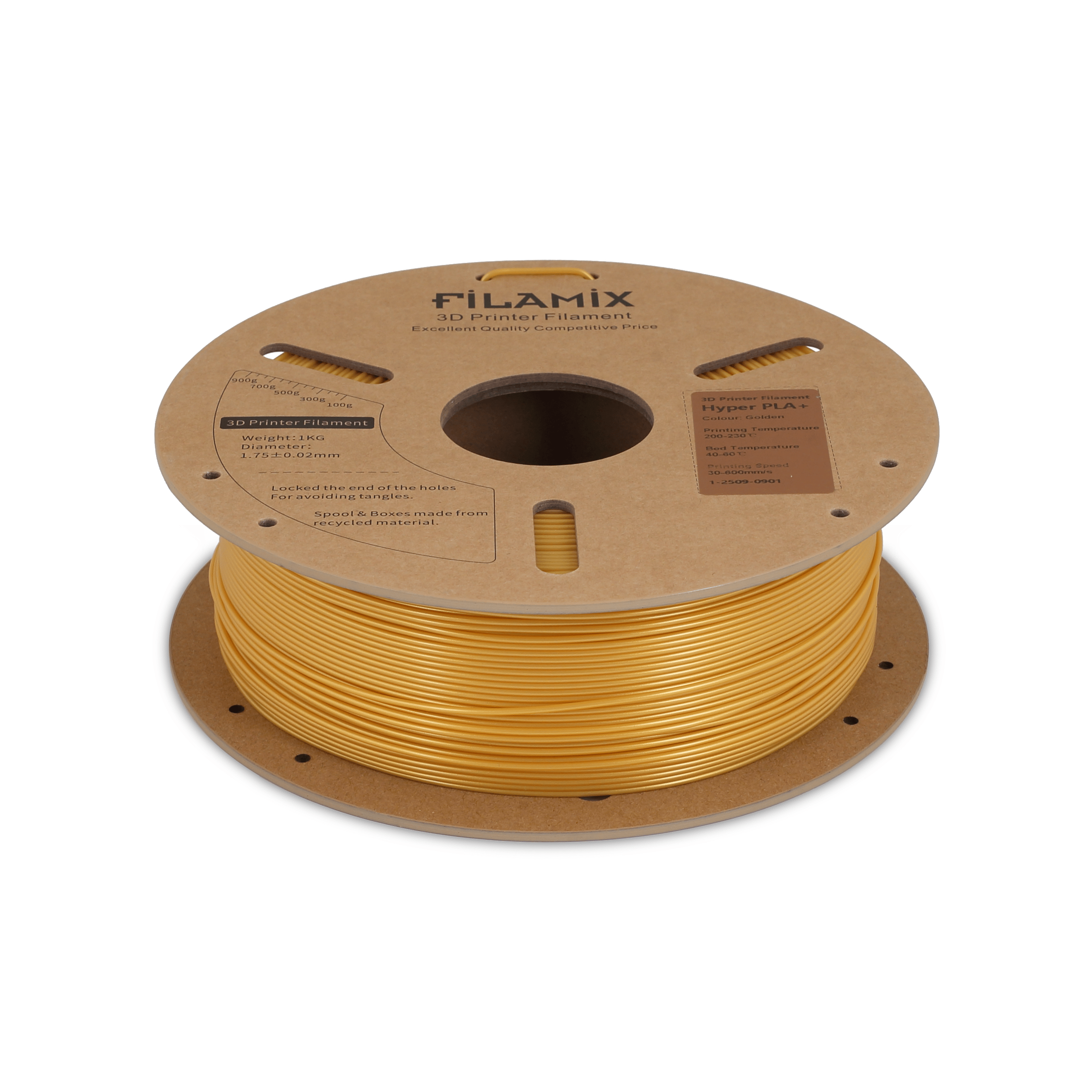 Filamix Hyper Speed PLA+ Altın 1.75mm 1 Kg