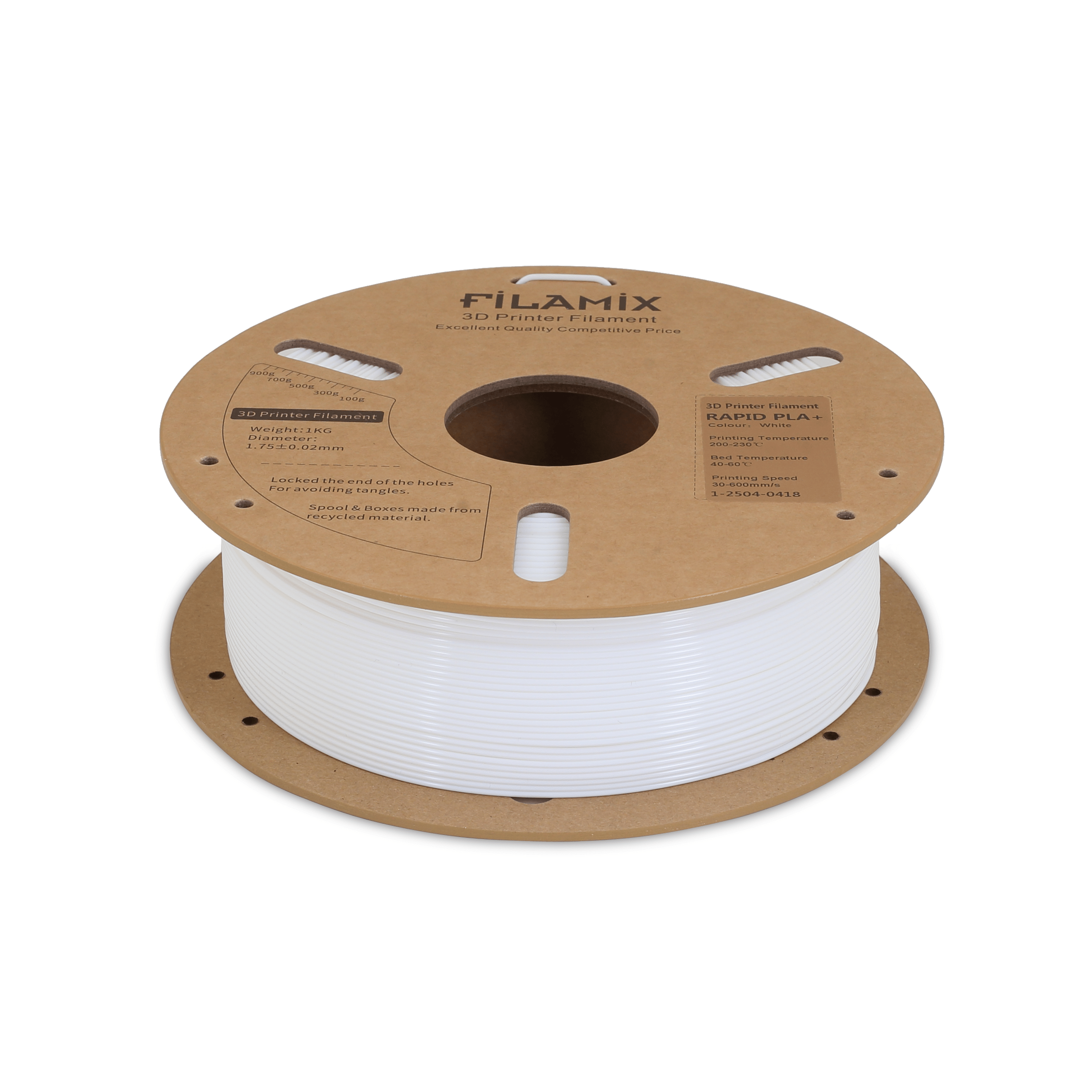 Filamix Hyper Speed PLA+ Beyaz 1.75mm 1 Kg