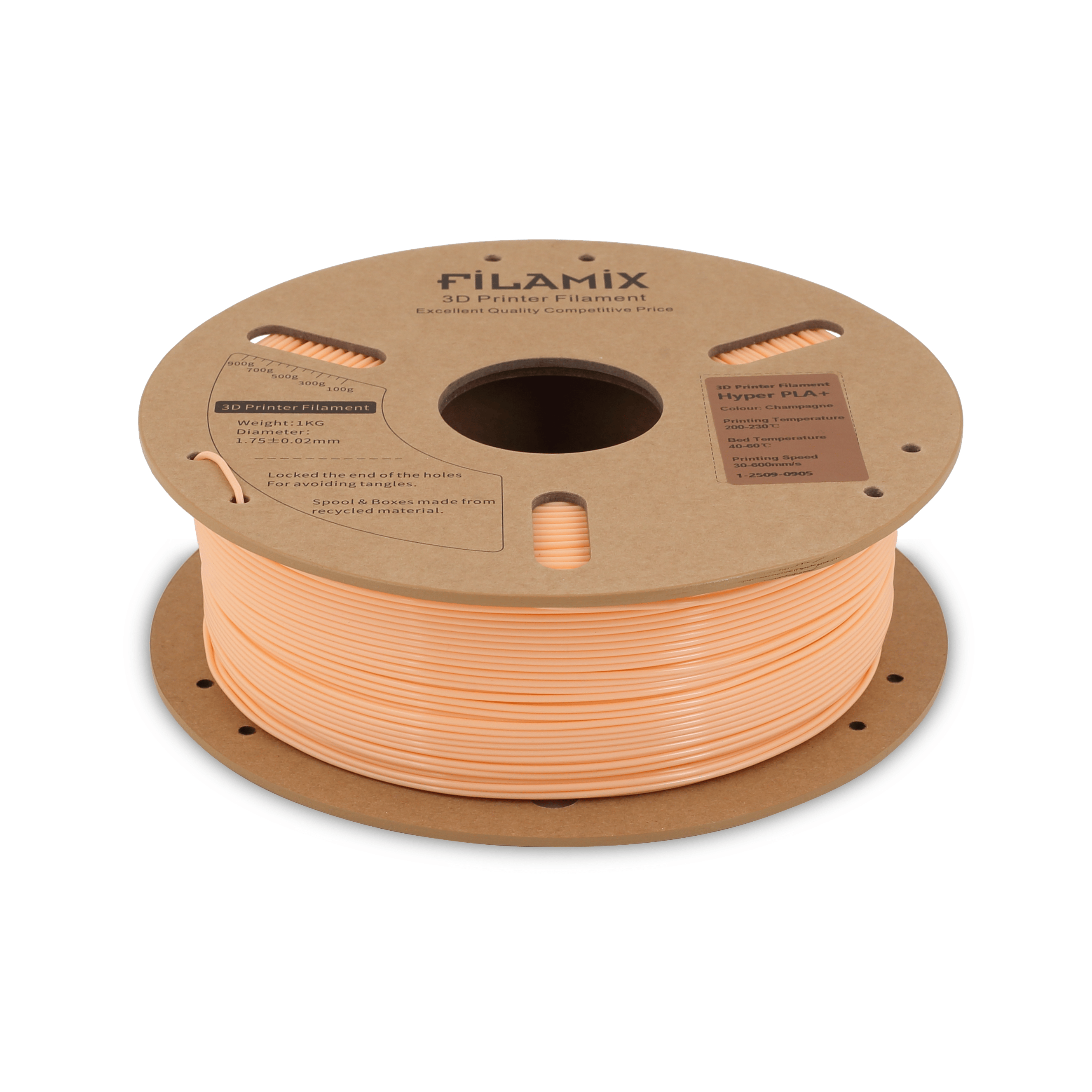 Filamix Hyper Speed PLA+ Chompogne 1.75mm 1 Kg