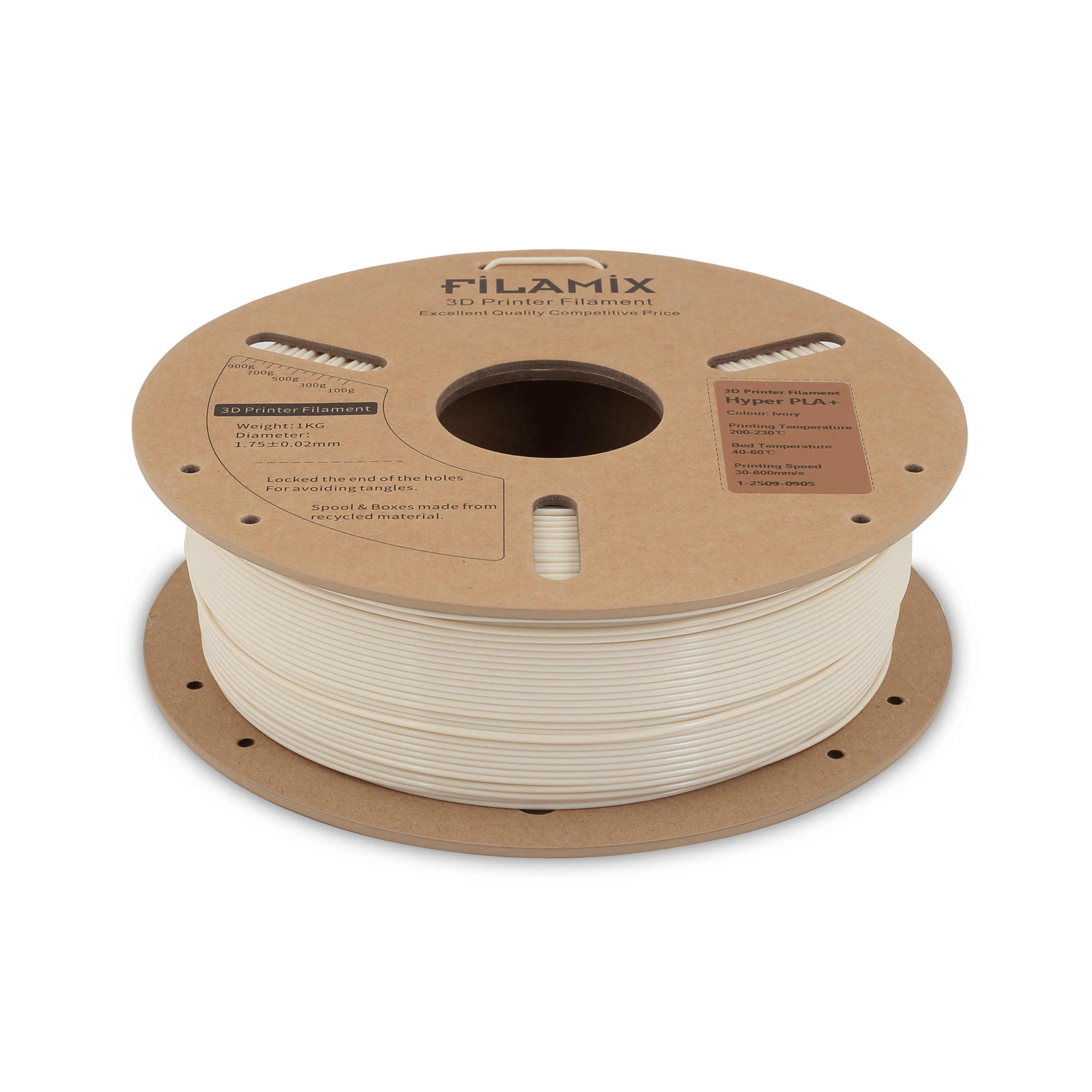 Filamix Hyper Speed Pla+ Ivory Filament 1.75mm 1 Kg