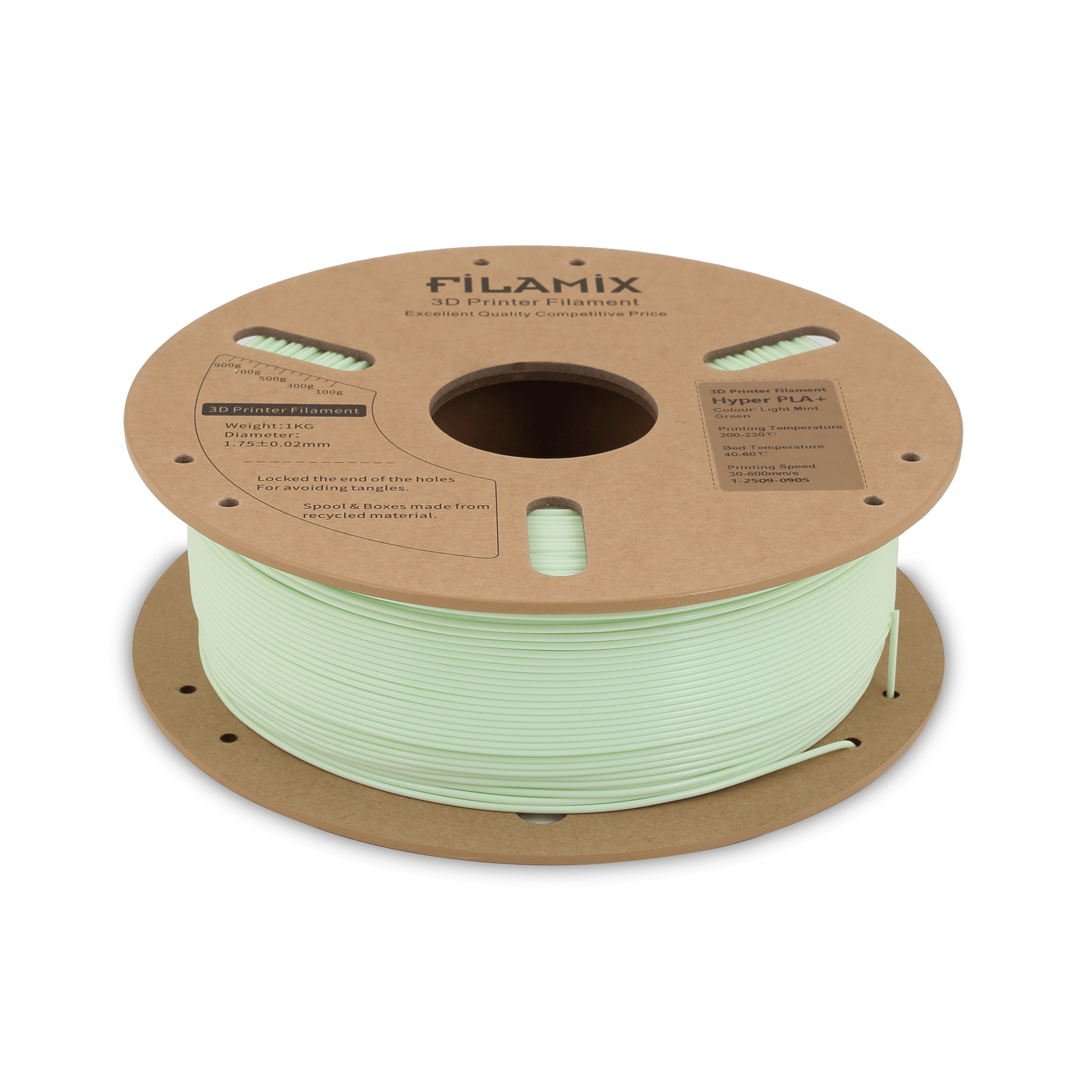 Filamix Hyper Speed Pla+ Light Mit Green Filament 1.75mm 1 Kg