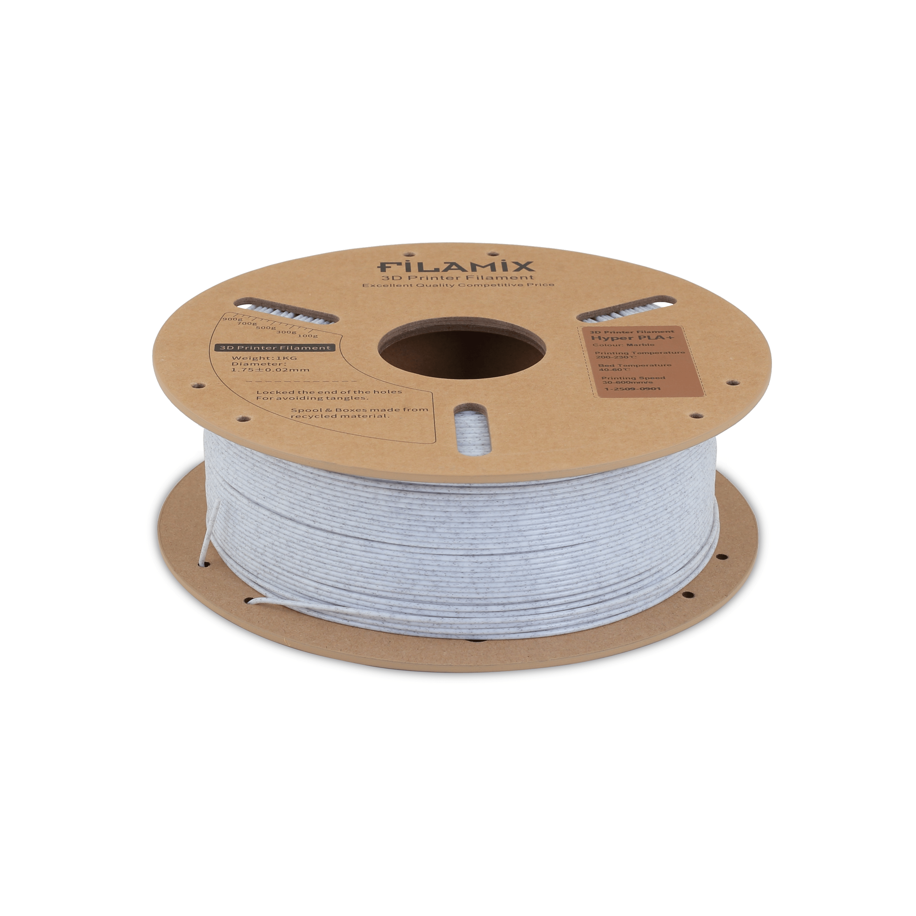 Filamix Hyper Speed PLA+ Mermer 1.75mm 1 Kg