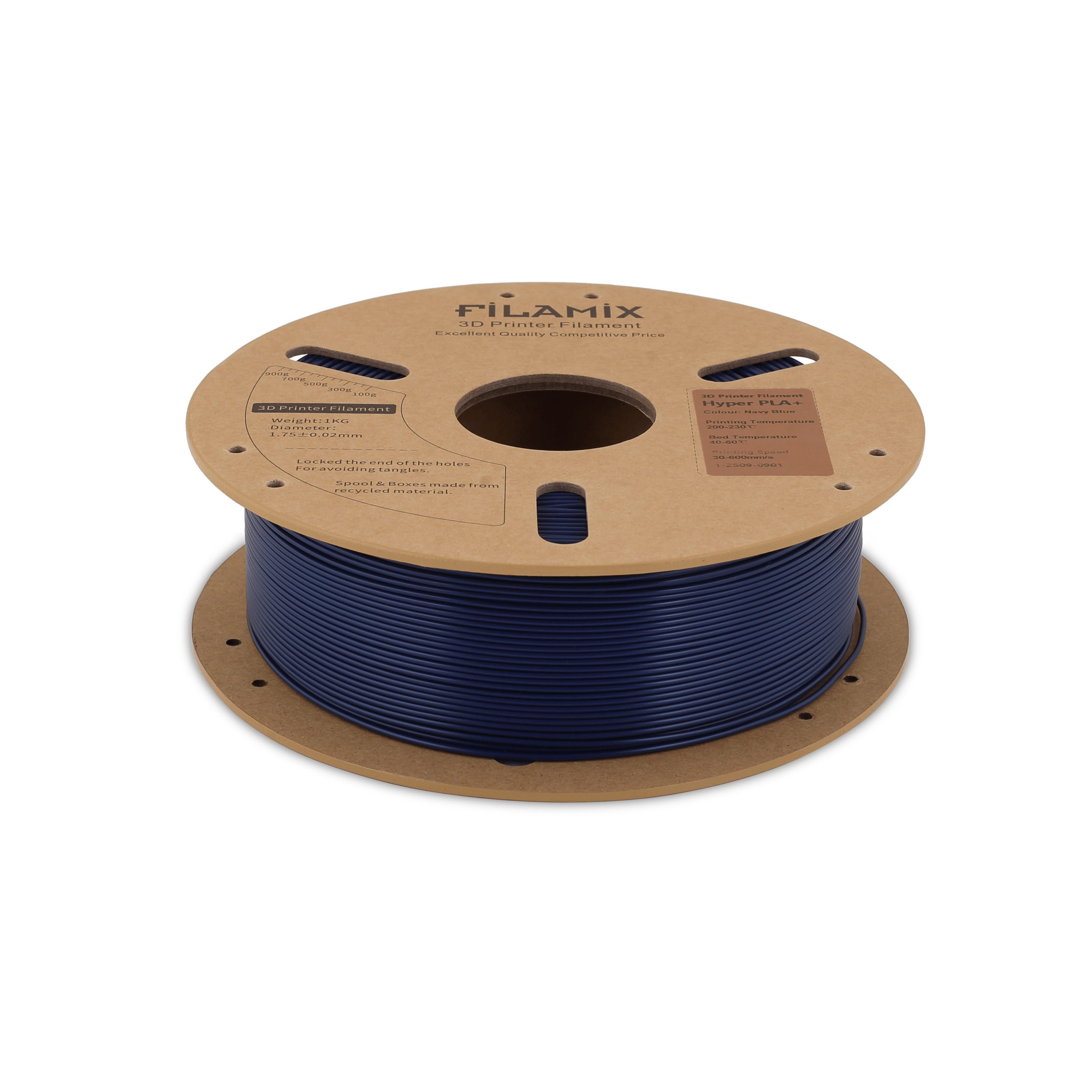 Filamix Hyper Speed PLA+ Navy Blue 1.75mm 1 Kg