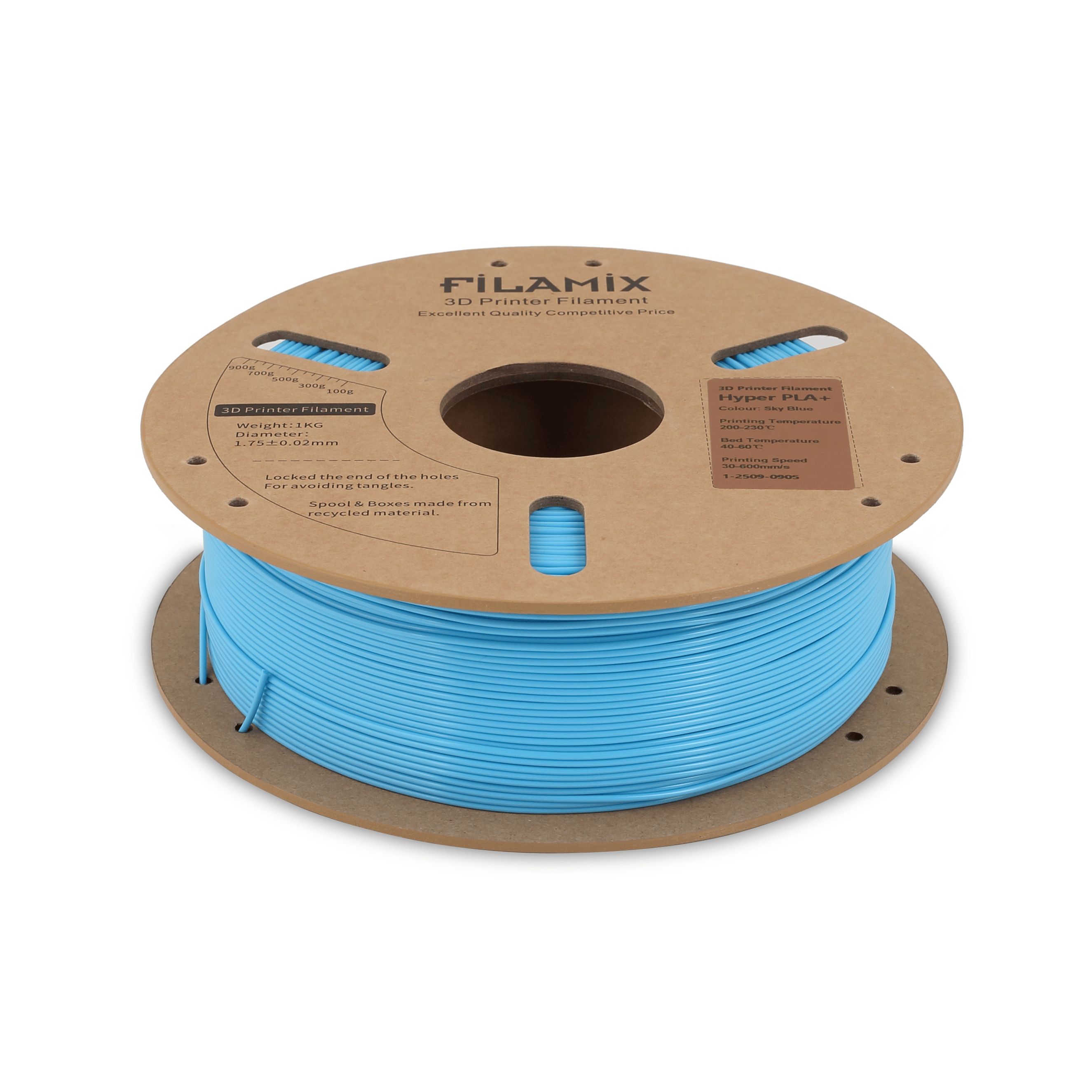Filamix Hyper Speed Pla+ Sky Blue Filament 1.75mm 1 Kg