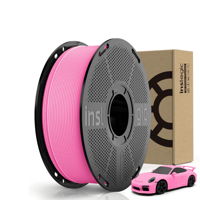 Inslogic PLA Matte Pembe Filament 1.75mm 1kg