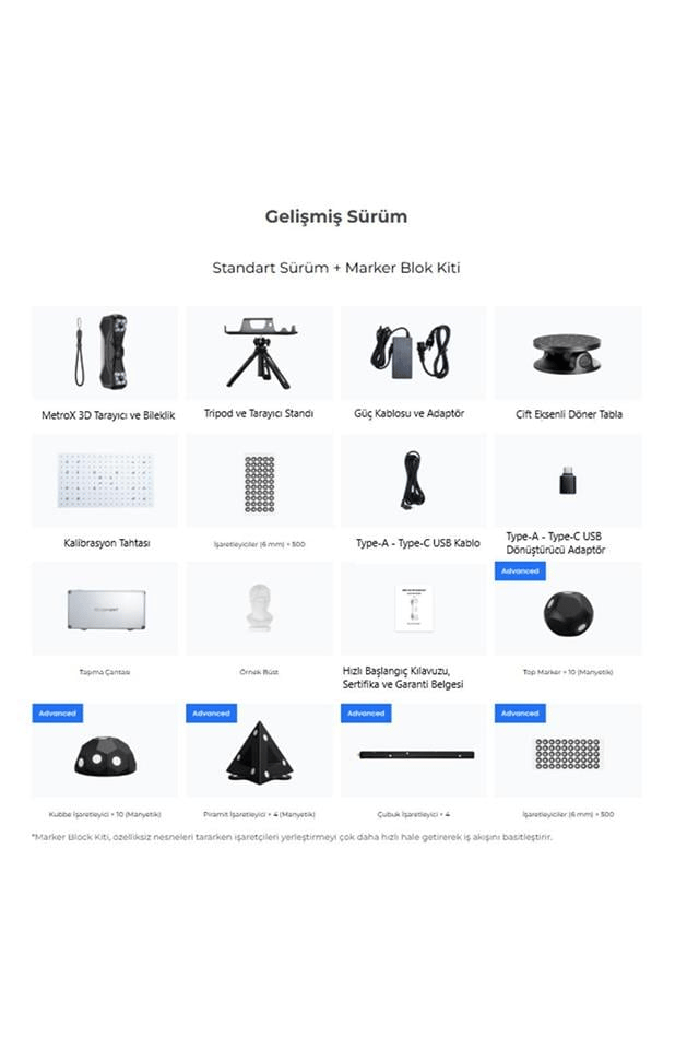 Revopoint MetroX Advanced Edition