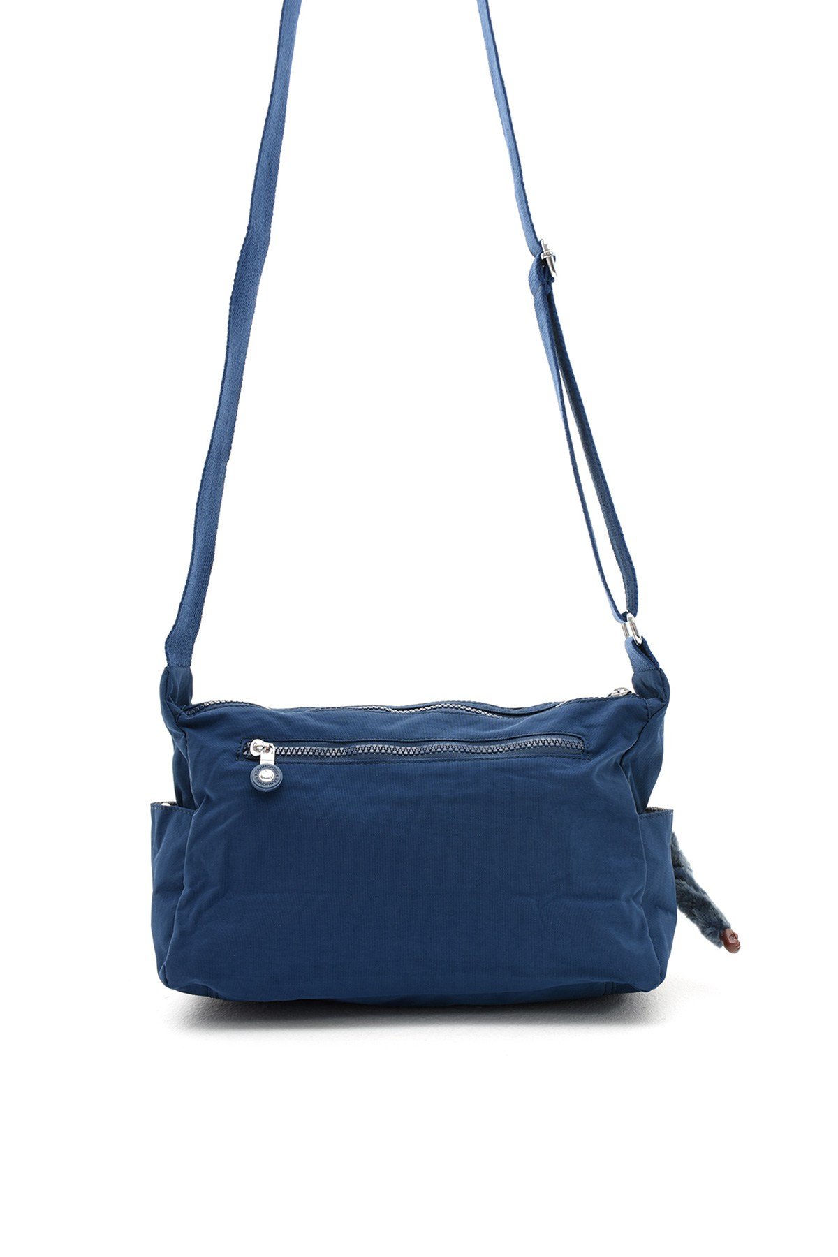 Çok Cepli Çapraz Askılı Kadın Omuz Çantası Orta Boy Günlük HV3044 Lacivert