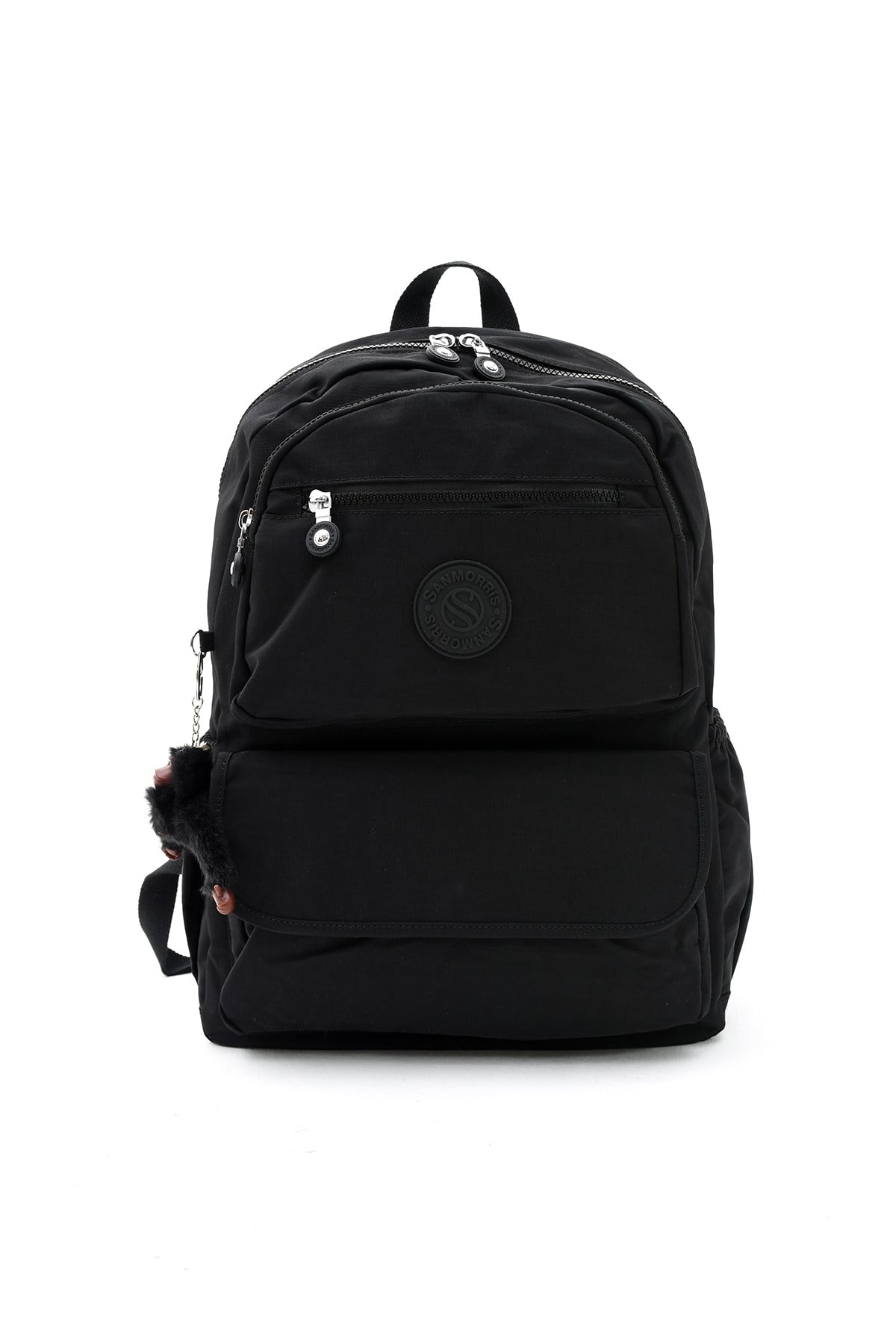 Çok Cepli Kadın Sırt Çantası Büyük Boy Okul ve Günlük HV3016 Black