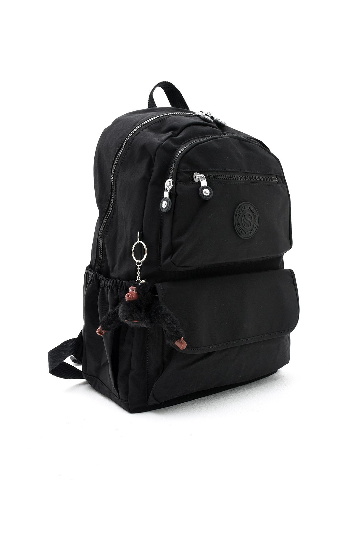 Çok Cepli Kadın Sırt Çantası Büyük Boy Okul ve Günlük HV3016 Black