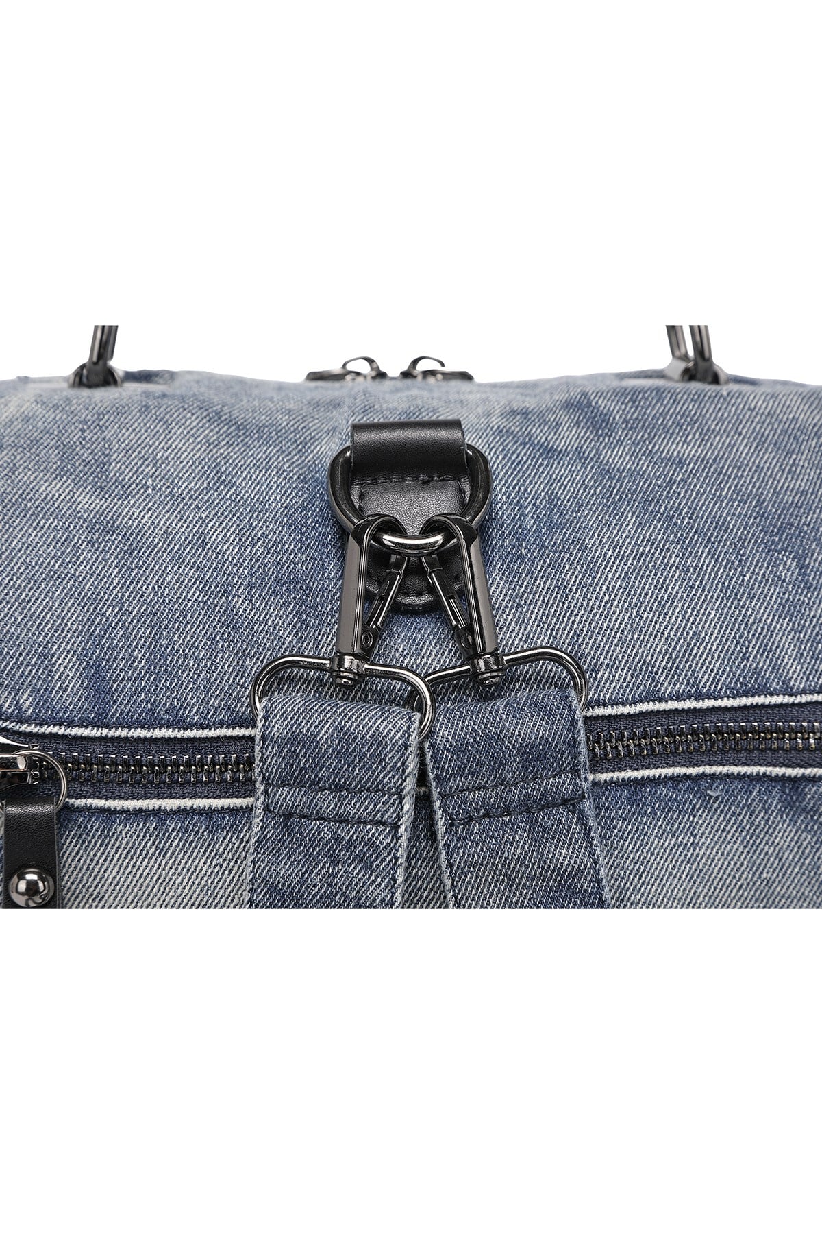Denim Kot Kumaşı Kadın Sırt Çantası Barcelona 3218